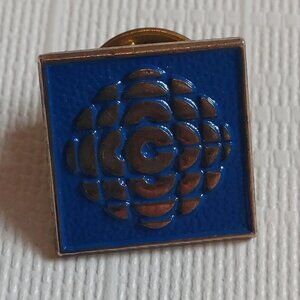 CBC pin Media Television Broadcasting Radio-Canada Logo Brooch